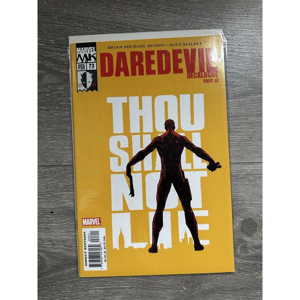 Marvel Daredevil #73 Single Issue Comic Thou Shalt Not Bendis Maleev Color